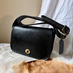 RARE Vintage Coach NYC Sling Bag #9710 Black